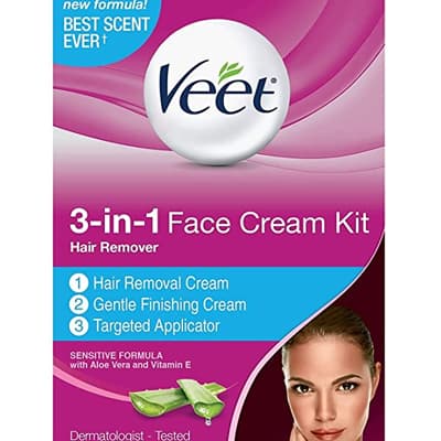 كريم Veet Facial Hair Remover Cream Kit