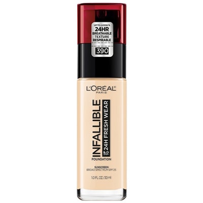 كريم اساس لوريال L'Oreal INFALLIBLE 24h Fresh Wear