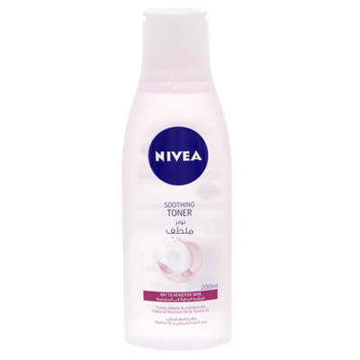 تونر نيفيا الوردي للبشرة الجافة والحساسة Nivea Soothing Toner