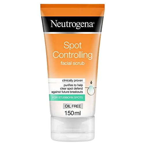 مقشر نيتروجينا فيزيبلي كلير للبقع spot controlling facial scrub