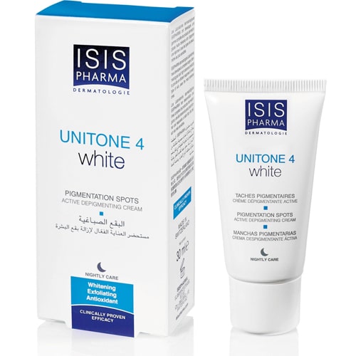 كريم unitone 4 white advanced لتوحيد لون البشرة وازالة البقع