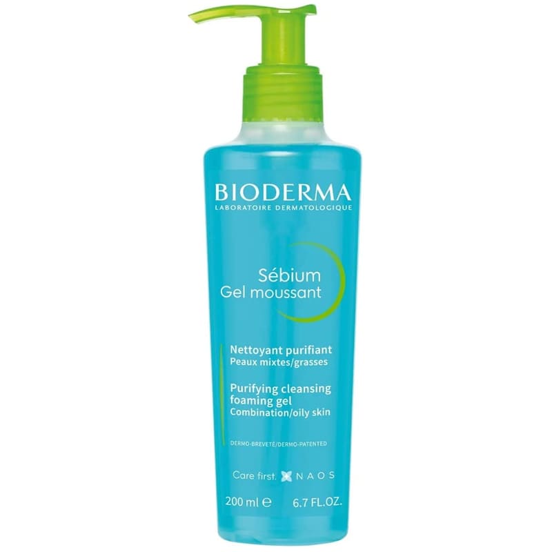 غسول بيوديرما للبشرة الدهنية Bioderma Sebium Facial Purifying Cleansing Foaming Gel