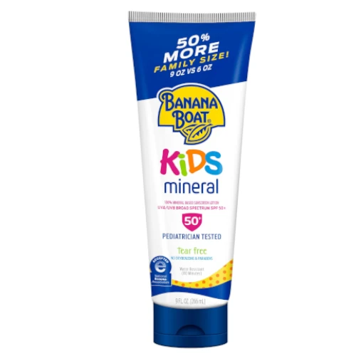 واقي شمس للأطفال BANANA BOAT KIDS MINERAL SPF 50